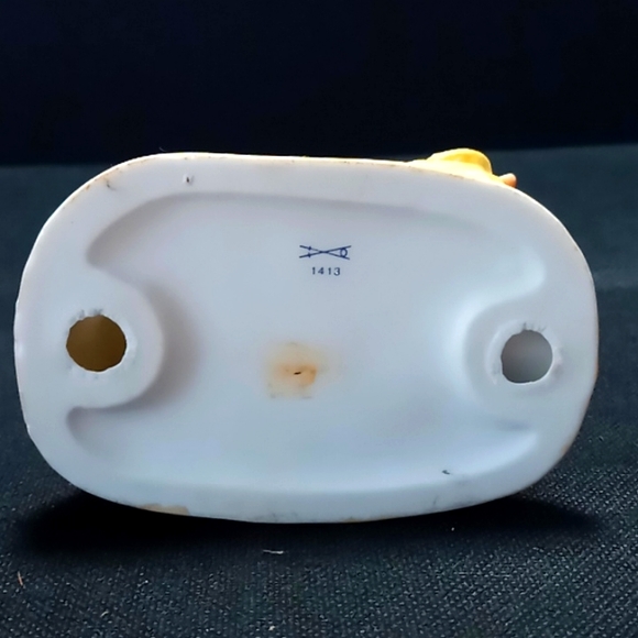 Vintage Homco Puppy Dog With Duckling Porcelain Figurine - Picture 6 of 7